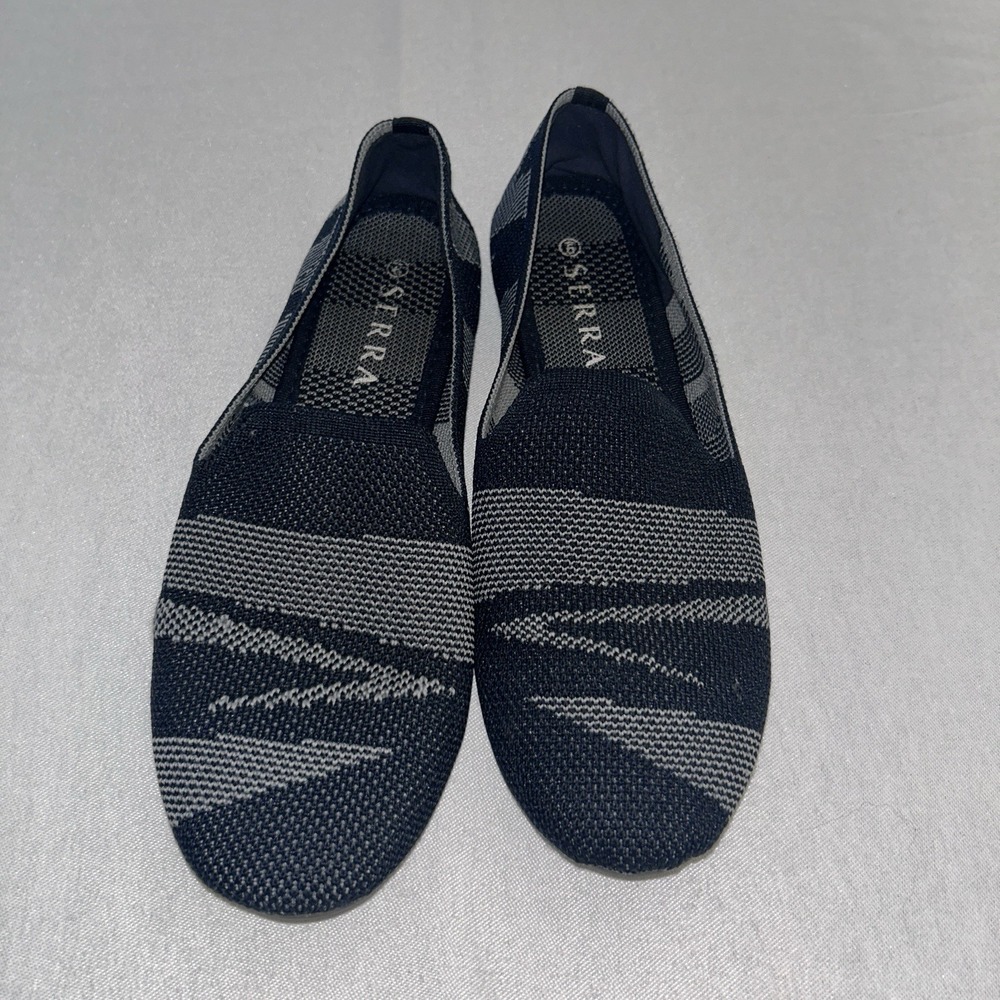 Serra Ladies Recycled Material Flats Shoes Navy‎ Size 9